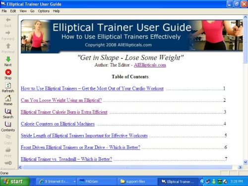 Click to view Elliptical Reviews 1.0 screenshot