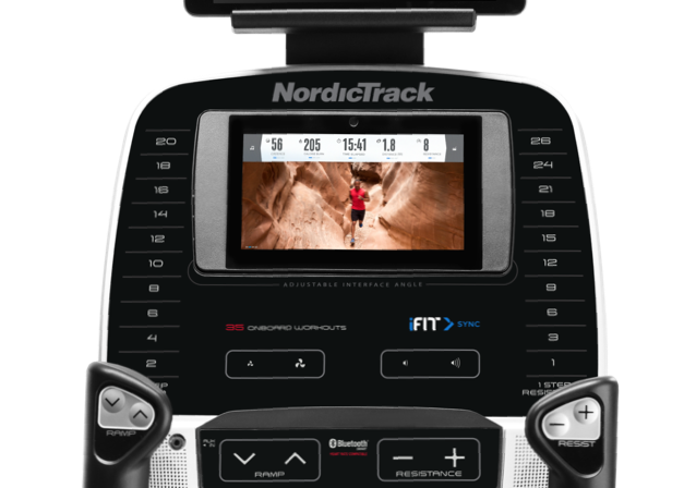 NordicTrack C 12.9 Console - 2018 Update With Google Maps